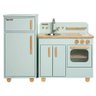Cozinha Infantil Completa com Geladeira Verde Claro Fabrink - 1