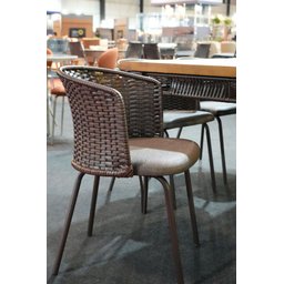 Mesa de Jantar Retangular 6 Cadeira Gourmet Geane Marrom - 10