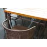 Mesa de Jantar Retangular 6 Cadeira Gourmet Geane Marrom - 3