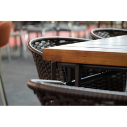 Mesa de Jantar Retangular 6 Cadeira Gourmet Geane Marrom - 8