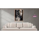 Ver imagem 1 de Quadro  Beleza Pensativa  60x90 Borda Infinita