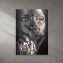 Ver imagem 2 de Quadro  Beleza Pensativa  60x90 Borda Infinita