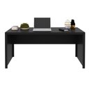 Ver imagem 7 de Escrivaninha para Home Office 163cm ME4109 Preto- Tecno Mobili