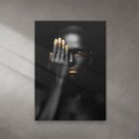 Ver imagem 1 de Quadro em Canvas Beleza Auri-Negra Tamanho 100x150