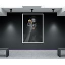 Ver imagem 3 de Quadro em Canvas Beleza Auri-Negra Tamanho 100x150