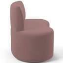 Ver imagem 6 de Sofá 2 Lugares Orgânico para Sala de Estar Living Larissa L02 Suede Rosê - Lyam Decor