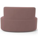 Ver mais imagens de Sofá 2 Lugares Orgânico para Sala de Estar Living Larissa L02 Suede Rosê - Lyam Decor