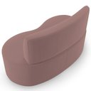Ver imagem 7 de Sofá 2 Lugares Orgânico para Sala de Estar Living Larissa L02 Suede Rosê - Lyam Decor