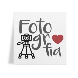 Azulejo Decorativo 15x15cm Profissão Fotografia Fotógrafo Presentes Romero Com Suporte