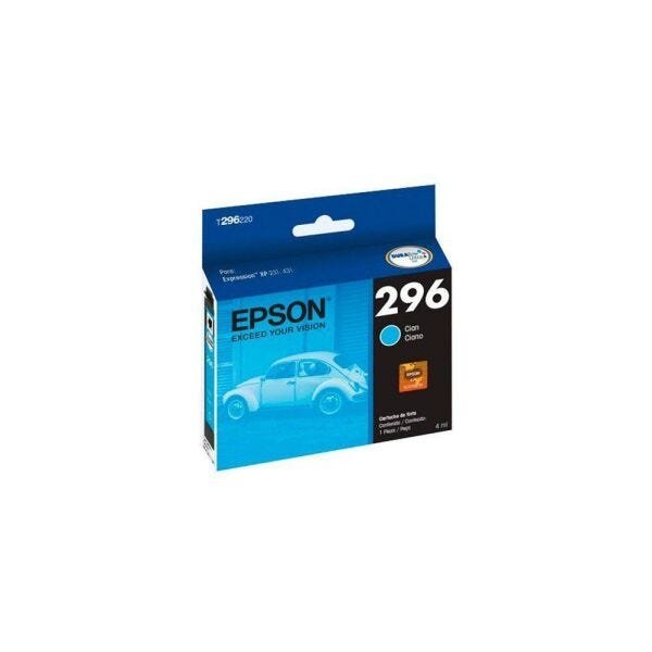 Cartucho De Tinta Epson Dura brite Ultraink 296 Ciano 4ml - 2