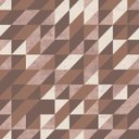 Ver imagem 4 de Tapete Sala Quarto Antiderrapante 1,00x1,40M Geométrico Moderno Marrom Casa Dona