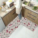 Ver imagem 2 de Tapete Passadeira 66 X 240cm Antiderrapante sem Pelo Geométrico Standard Dona Casa