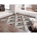 Ver imagem 2 de Tapete para Sala 140 x 200cm Antiderrapante sem Pelo Geometrico Shapes Casa Dona