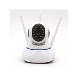 Câmera sem Fio 360 Wifi P2P HD 720P 3 Antenas C Cartão de Memória - 1