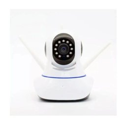 Câmera sem Fio 360 Wifi P2P HD 720P 2 Antenas App Yoosee - 1