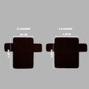 Ver imagem 4 de Kit Protetor de Sofá 2 e 3 Lugares Matelado Preto Casa Dona