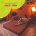 Ver imagem 7 de Sofá Cama Hali 1,50m Xpand Tech Tecido Bouclê Marrom Cama Inbox
