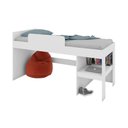 Ver imagem 4 de Cama Infantil Com Protetor E Cortina 90 Imaginação Meu Fofinho Art In Móveis Branco