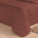 Ver imagem 2 de Edredom Quality Casa Dona Dupla Face Casal Queen 240x220cm Marrom