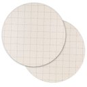 Ver imagem 1 de Sousplat Mdf Branco Grid - 2 Pçs