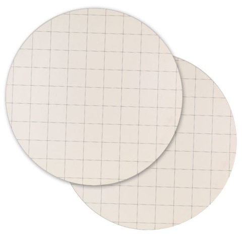 Sousplat Mdf Branco Grid - 2 Pçs