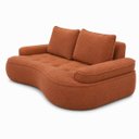 Ver imagem 6 de Sofá Yafa 210cm 3 Lugares Moderno Sala Consultório:Terra Cota/Bouclé