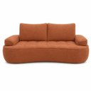 Ver imagem 4 de Sofá Yafa 210cm 3 Lugares Moderno Sala Consultório:Terra Cota/Bouclé