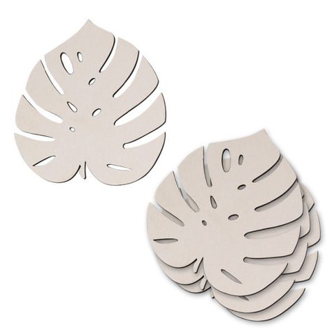 Porta Copos Monstera - 4 Pçs