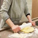 Ver mais imagens de Rolo de Abrir Massa 39cm Maciço Plástico Para Cozinha Macarrão Pizza Profissional