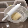 Rolo de Abrir Massa 39cm Maciço Plástico Para Cozinha Macarrão Pizza Profissional - 2