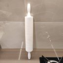 Ver imagem 5 de Rolo de Abrir Massa 39cm Maciço Plástico Para Cozinha Macarrão Pizza Profissional