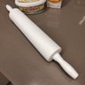 Rolo de Abrir Massa 39cm Maciço Plástico Para Cozinha Macarrão Pizza Profissional - 4