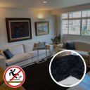 Ver imagem 2 de Tapete para Sala e Quarto Casa Dona 100x140cm Preto