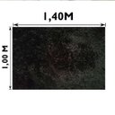 Ver imagem 4 de Tapete para Sala e Quarto Casa Dona 100x140cm Preto