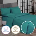 Ver imagem 2 de Jogo de cama Casal 6 peças com Edredom e Lençol Casa Dona Tiffany