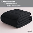 Ver imagem 3 de Jogo de Cama Casal 6 Peças com Edredom e Lençol Preto Casa Dona
