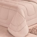 Ver imagem 2 de Jogo de cama Casal 6 peças com Edredom e Lençol Casa Dona Bege