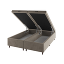 Ver imagem 1 de Base Box Bau Queen Size Cairo (43x158x198cm) Perola - Casa Giulia