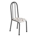 Ver imagem 2 de Kit Conjunto de 4 Cadeiras Sala de Jantar Cozinha Aço Metal