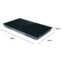 Ver imagem 5 de Cooktop de Indução Hq 5 Bocas Painel Touch Free Zone Preto 9000w Hq-ide9005fz 220v