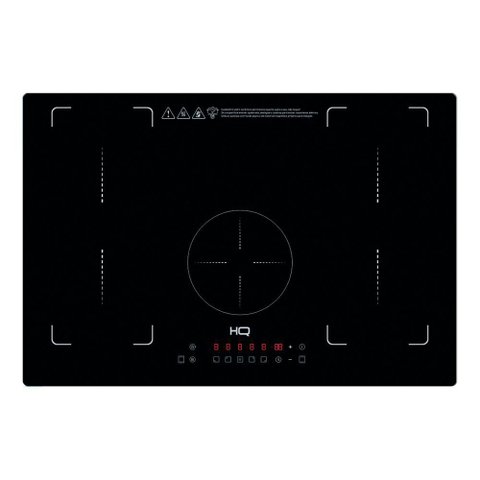 Cooktop de Indução Hq 5 Bocas Painel Touch Free Zone Preto 9000w Hq-ide9005fz 220v