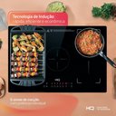 Ver imagem 6 de Cooktop de Indução Hq 5 Bocas Painel Touch Free Zone Preto 9000w Hq-ide9005fz 220v
