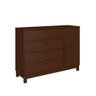 Cômoda Lucy de Madeira Maciça Walnut - 3