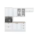 Ver imagem 4 de Cozinha Modulada Henn Americana 5 Peças (2aéreos+1paneleiro+1balcão+1complemento) C5p32 Branco-