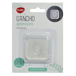 Gancho Auto Adesivo Transparente Multiuso Pendurar Chave Bolsa Sem Furar Colar Parede Cabide - 6
