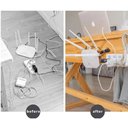 Ver imagem 4 de Gancho Auto Adesivo Transparente Multiuso Pendurar Chave Bolsa Sem Furar Colar Parede Cabide