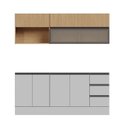 Ver imagem 4 de Cozinha Modulada 5 Peças 3 Aéreos 2 Balcões Nara CabeCasa MadeiraOriginals