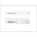 Ver imagem 5 de Faca de Tomate, Legumes e Frutas e Descascador de Batata Plenus Tramontina Aço Inox P Tramontina