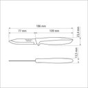 Ver imagem 2 de Faca de Tomate, Legumes e Frutas e Descascador de Batata Plenus Tramontina Aço Inox P Tramontina