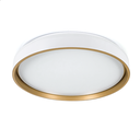 Ver imagem 1 de Lustre de Led Paflon Redondo Branco com Dourado 3000k